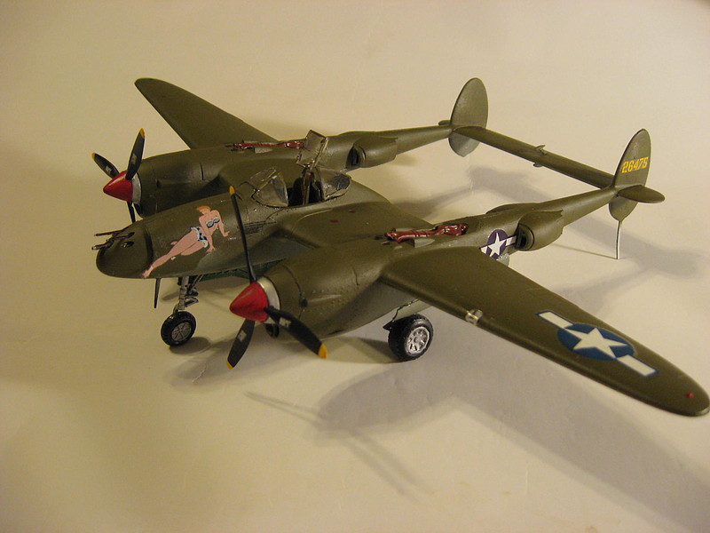 P-38J Lightning -- Plastic Model Airplane Kit -- 1/48 Scale -- #855479 ...