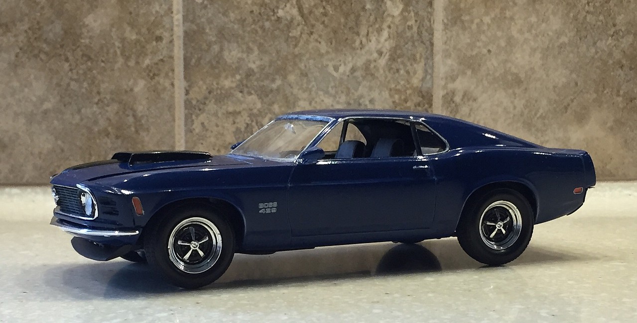 1970 Boss 429 Mustang 3'n1 -- Plastic Model Car Kit -- 1/24 Scale ...