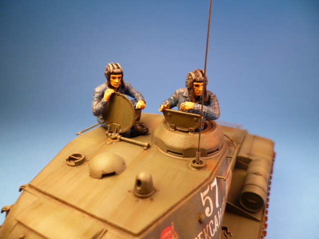Masterbox 1:35 – Rommel German & Tankman – Figura Equipaggio Afrika Korps – Kit Plastica