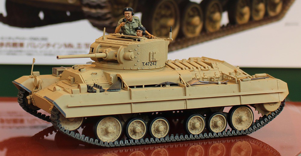 British Infantry Tank Mkiii Valentine Plastic Model Military