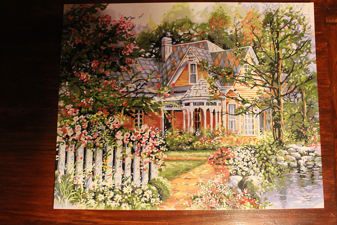 Victorian Cottage (16''x20'') -- Paint By Number Kit -- #21676 pictures