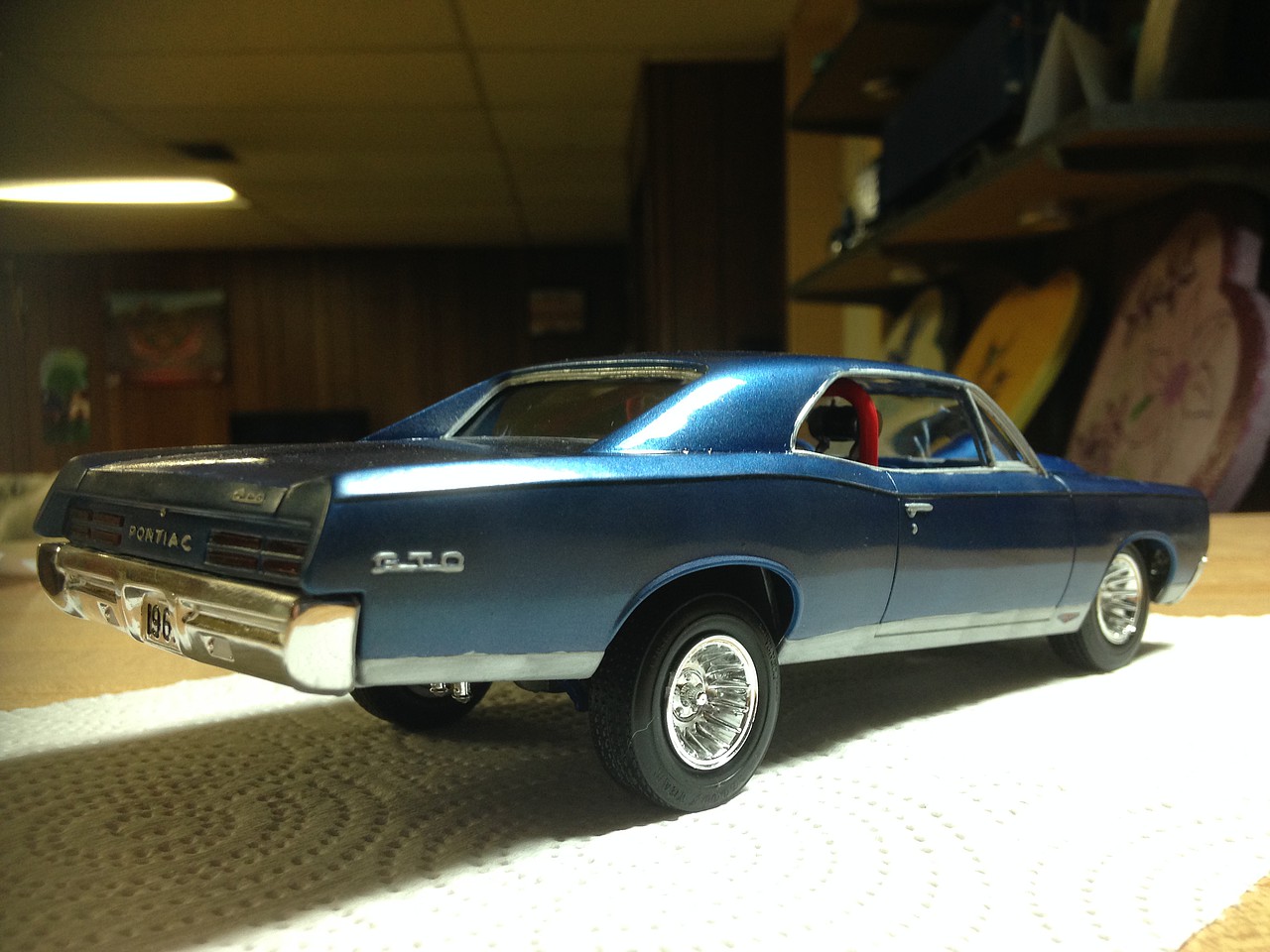 1967 Pontiac GTO -- Plastic Model Car Kit -- 1/25 Scale -- #710 ...