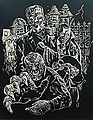 Glow/Dark Engraving Art Monsters