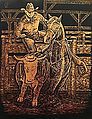Copper Foil Engraving Art Rodeo
