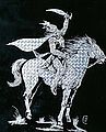 Holographic Foil Engraving Dragon Spirit