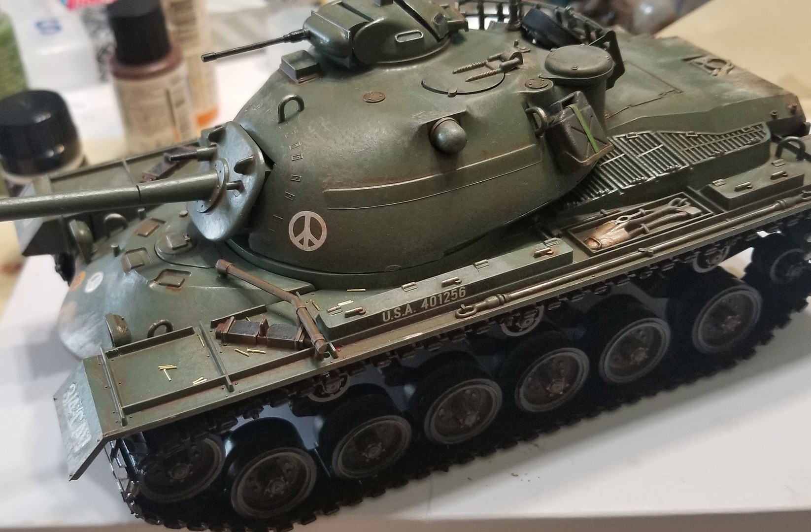 M48 A2 Patton Tank Plastic Model Tank Kit 1/35 Scale 857853