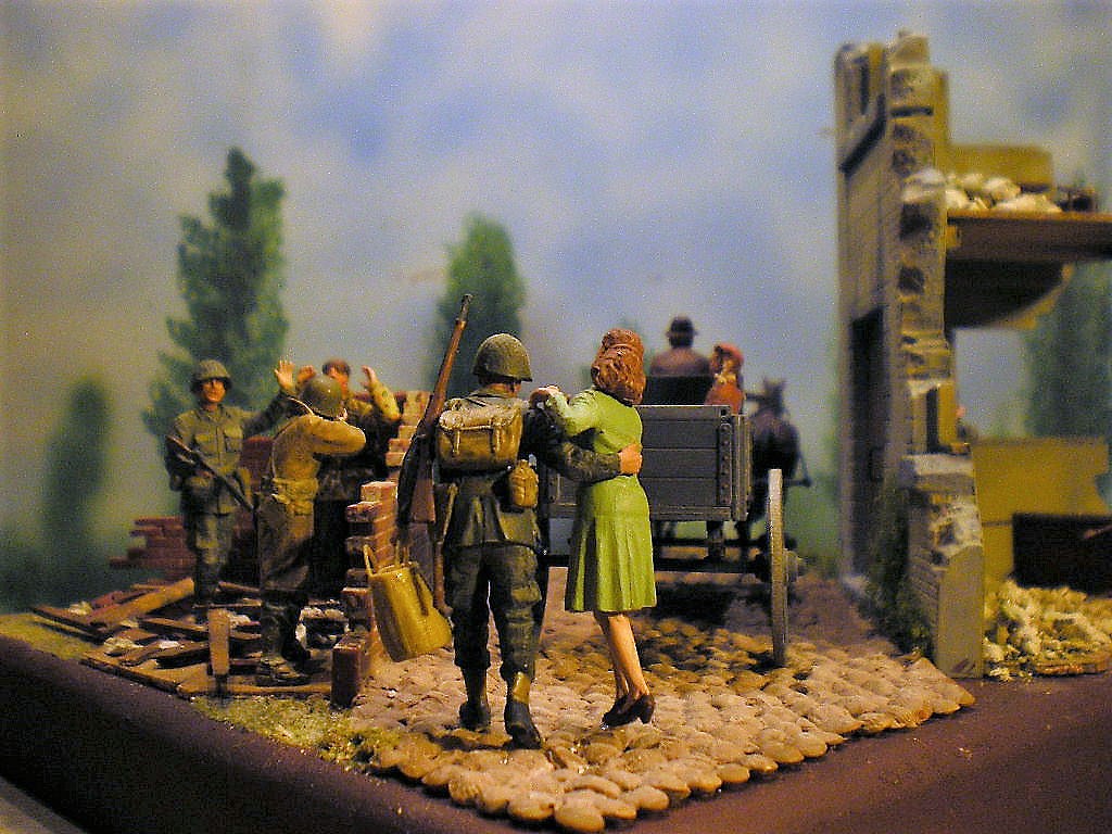 Maquette Masterbox 1:35 France 1944 - Kit Plastique Historique Avec Détails Améliorés
