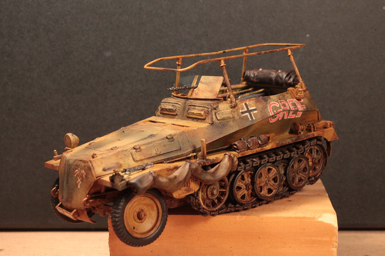 SdKfz 250/3 Greif German Halftrack -- Plastic Model Military Vehicle ...