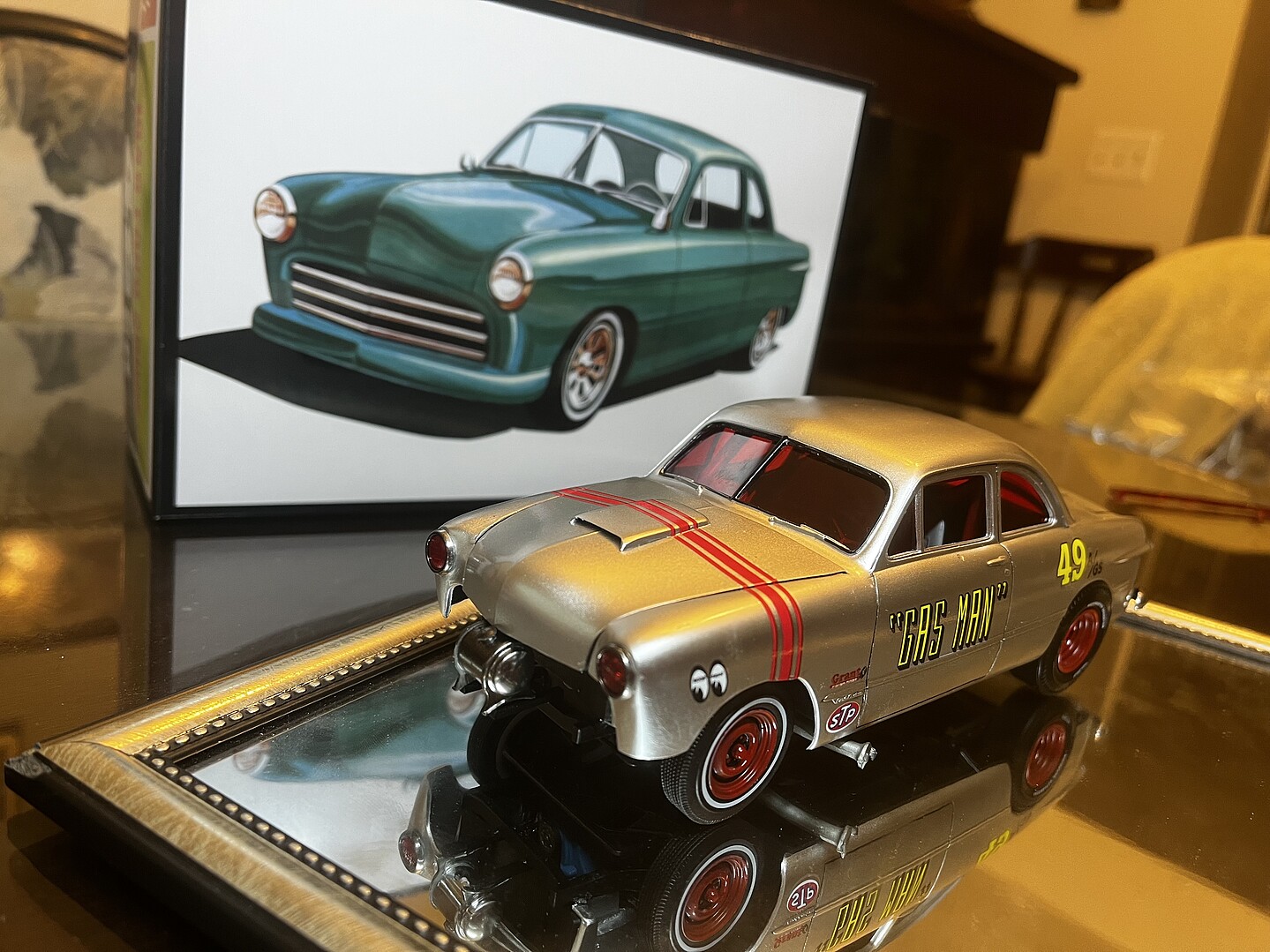 1949 Ford The 49er Coupe -- Plastic Model Car Vehicle Kit -- 1/25 Scale ...