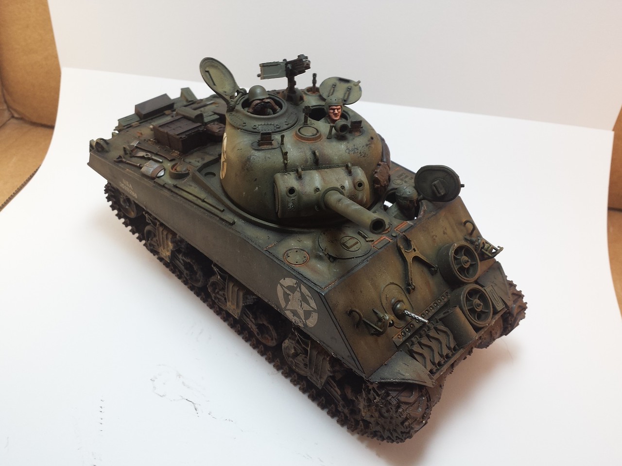 Tamiya 1:35 M4A3 Sherman 75mm | Kit Modellismo Carro Armato USA Con 4 Figure