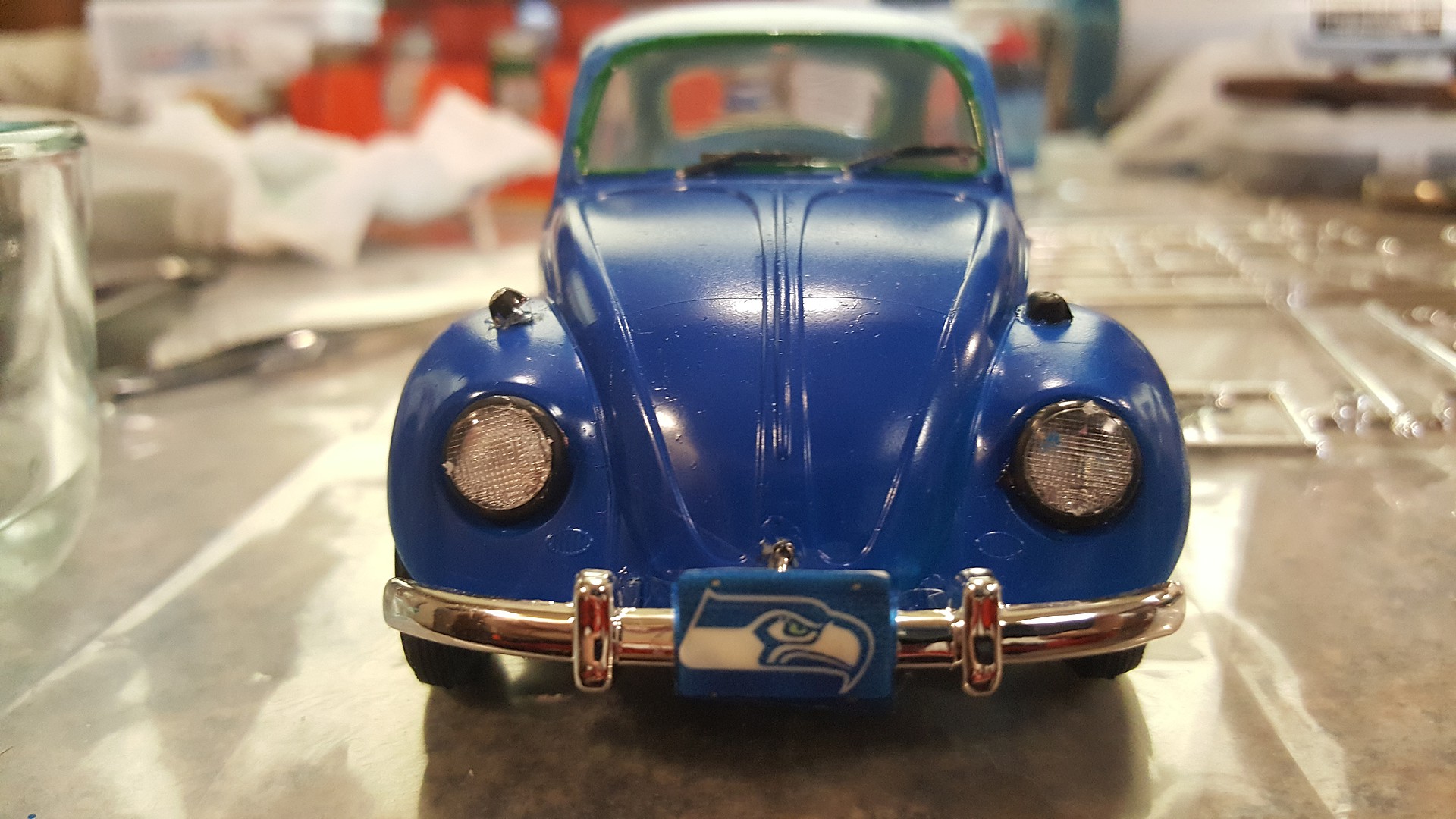 '67 Volkswagen Beetle Plastic Model Car Kit 1/24 Scale 21203