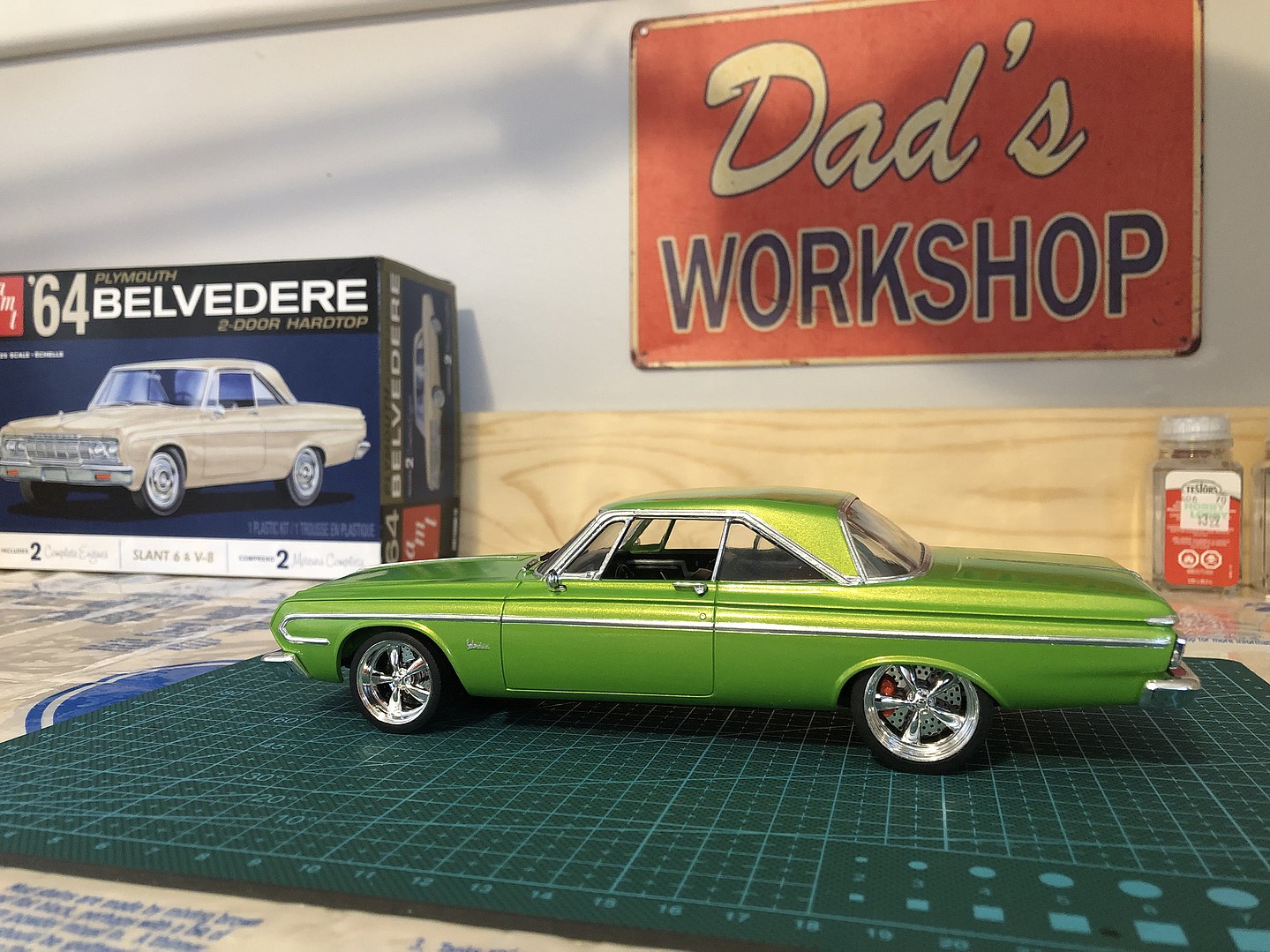 thumbnail image 2 of AMT 1/25 1964 Plymouth Belvedere Model Kit – Unassembled Plastic Car Kit For Adults & Hobbyists 2 of 5