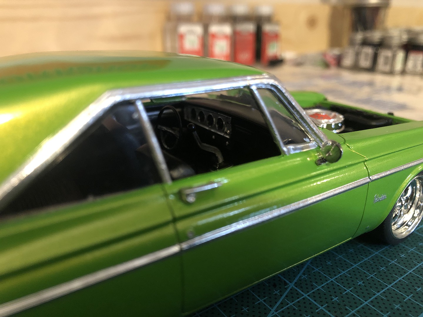 thumbnail interactive-video image 1 of AMT 1/25 1964 Plymouth Belvedere Model Kit – Unassembled Plastic Car Kit For Adults & Hobbyists 1 of 5