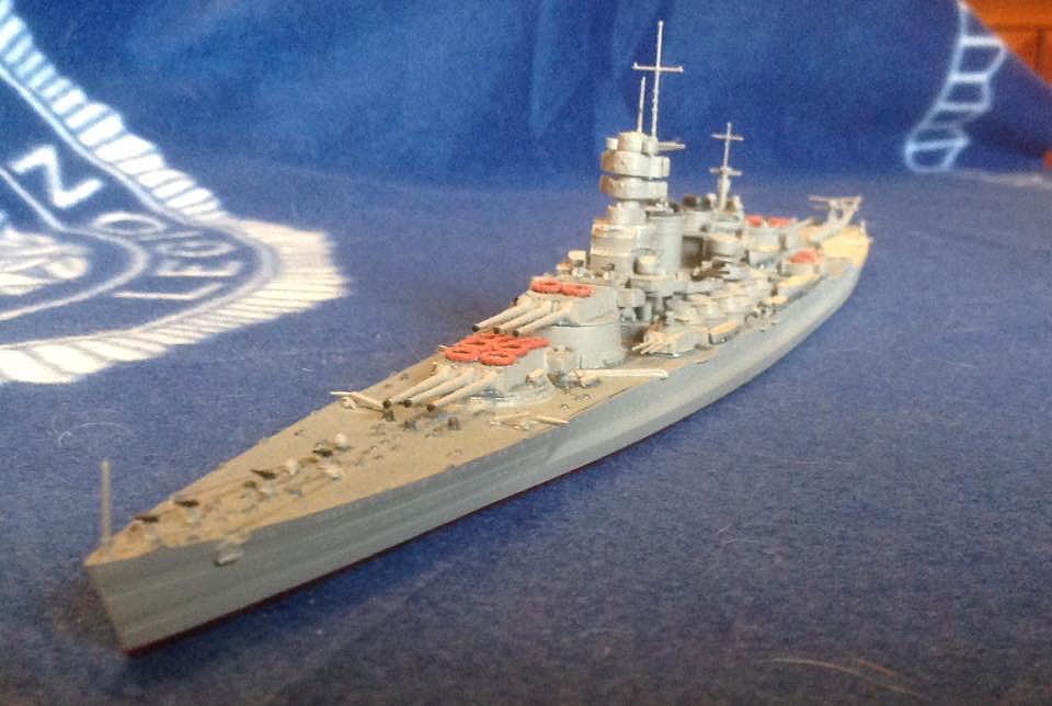 RN Vittorio Veneto Italian Navy Battleship 1940 -- Plastic Model Kit ...