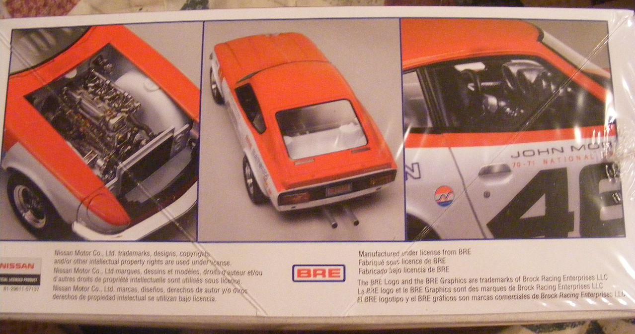 BRE Datsun 240Z (SSP) Plastic Model Car Kit 1/25 Scale 851422