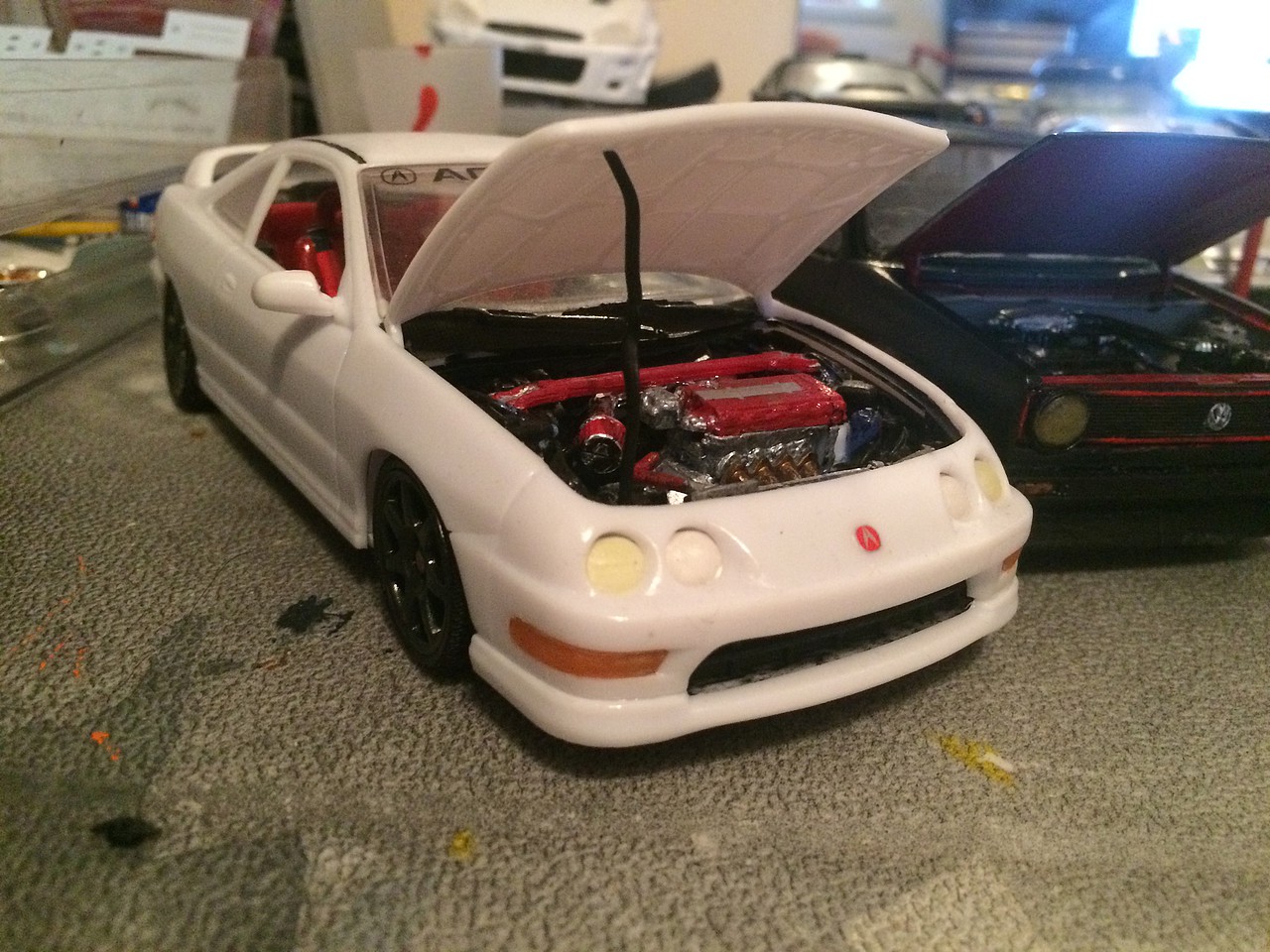 Acura Integra Plastic Model Car Kit 1/25 Scale 854311