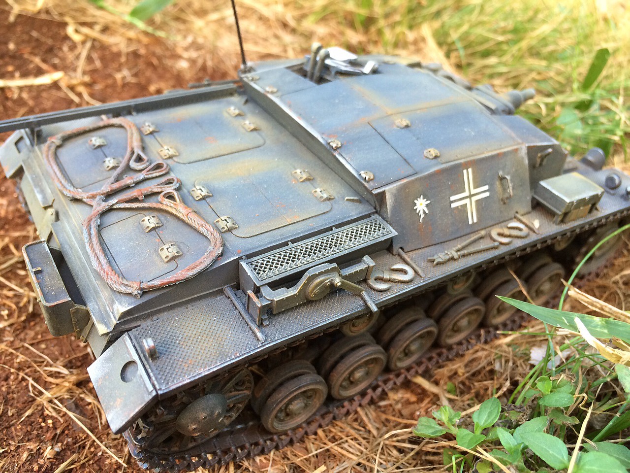 German Sturmgeschutz III Ausf B Tank -- Plastic Model Military Vehicle ...