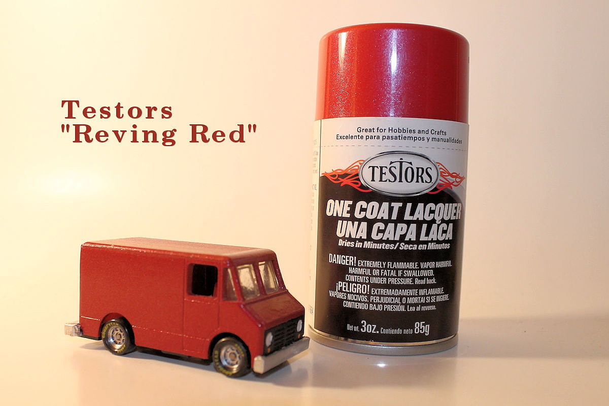 Testors 1837M Revving Red Gloss One Coat Lacquer 3 oz. Spray Paint