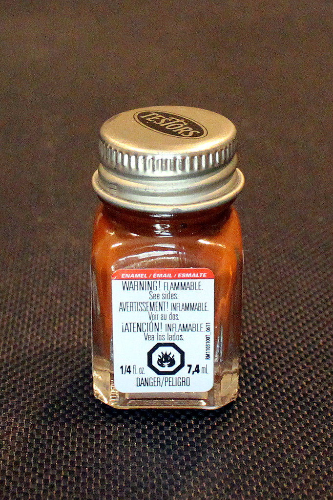Flat Rust 1/4 oz Hobby and Model Enamel Paint 1185tt pictures by