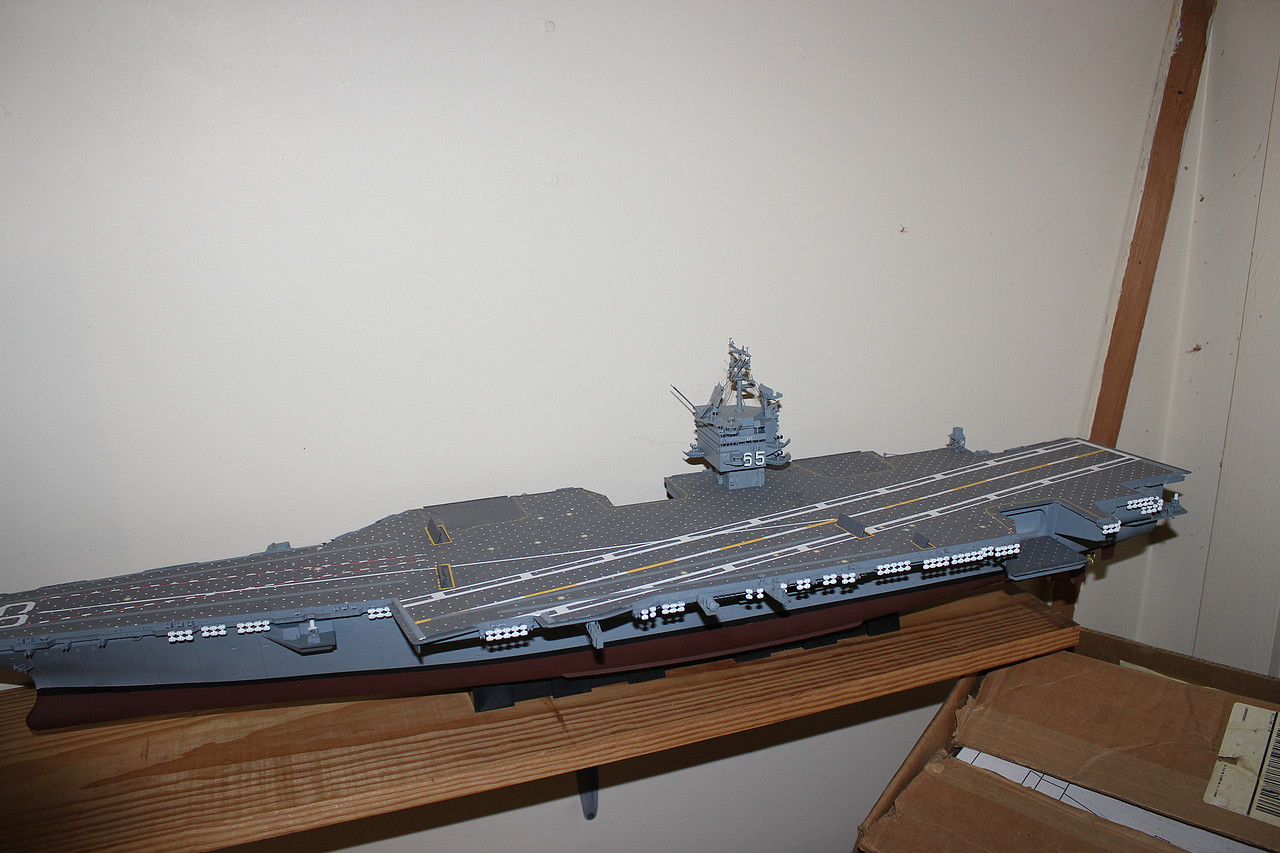 USS Enterprise Carrier Boat -- Plastic Model Military Ship Kit -- 1/350 ...