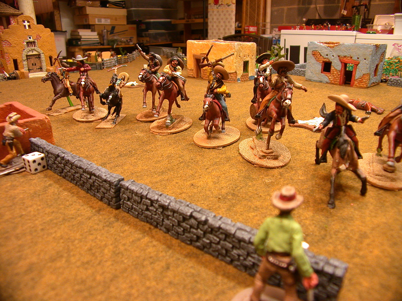 thumbnail image 2 of LOD 1/32 Scale Mexican Bandits Mounted Figures Playset – 8 Detailed Riders With Horses, Western Toy Soldiers 2 of 6