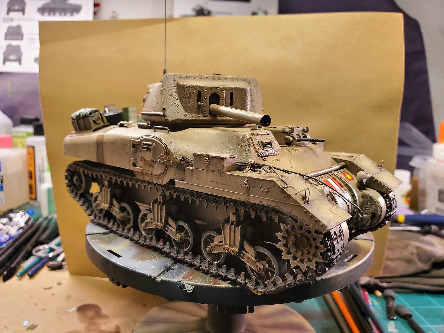 BRONCO 1/35 Canadian Cruiser Tank RAM MK.II Early Production Model Kit CB35215