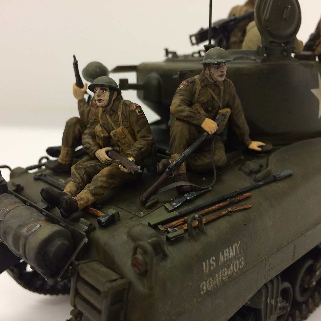 British Tank Riders (NW Europe) -- Plastic Model Military Figure