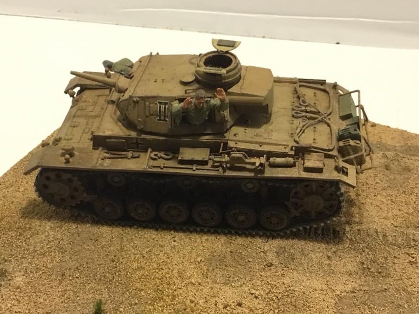 German Panzer III Ausf J Tank North Africa Plastic Model Tank Kit