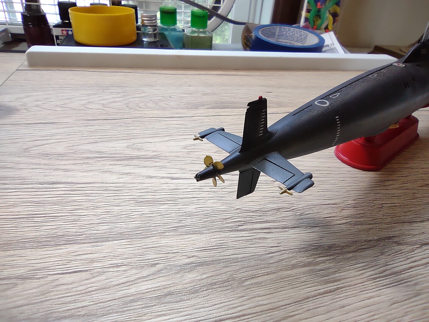 Russian Navy Alfa Class SSN Submarine Plastic Model Military Ship Kit 1/350 Scale 