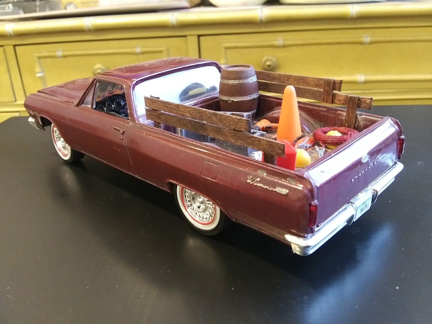 thumbnail image 2 of AMT 1/25 Scale Model Kit – 1965 Chevy El Camino Pickup W/ Custom Camper, AMT1364, Skill Level 2 2 of 4