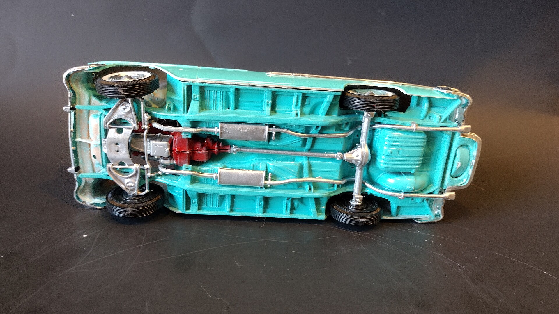 1955 Chevy Convertible Indy Pace Car Plastic Model Car Kit 1/25