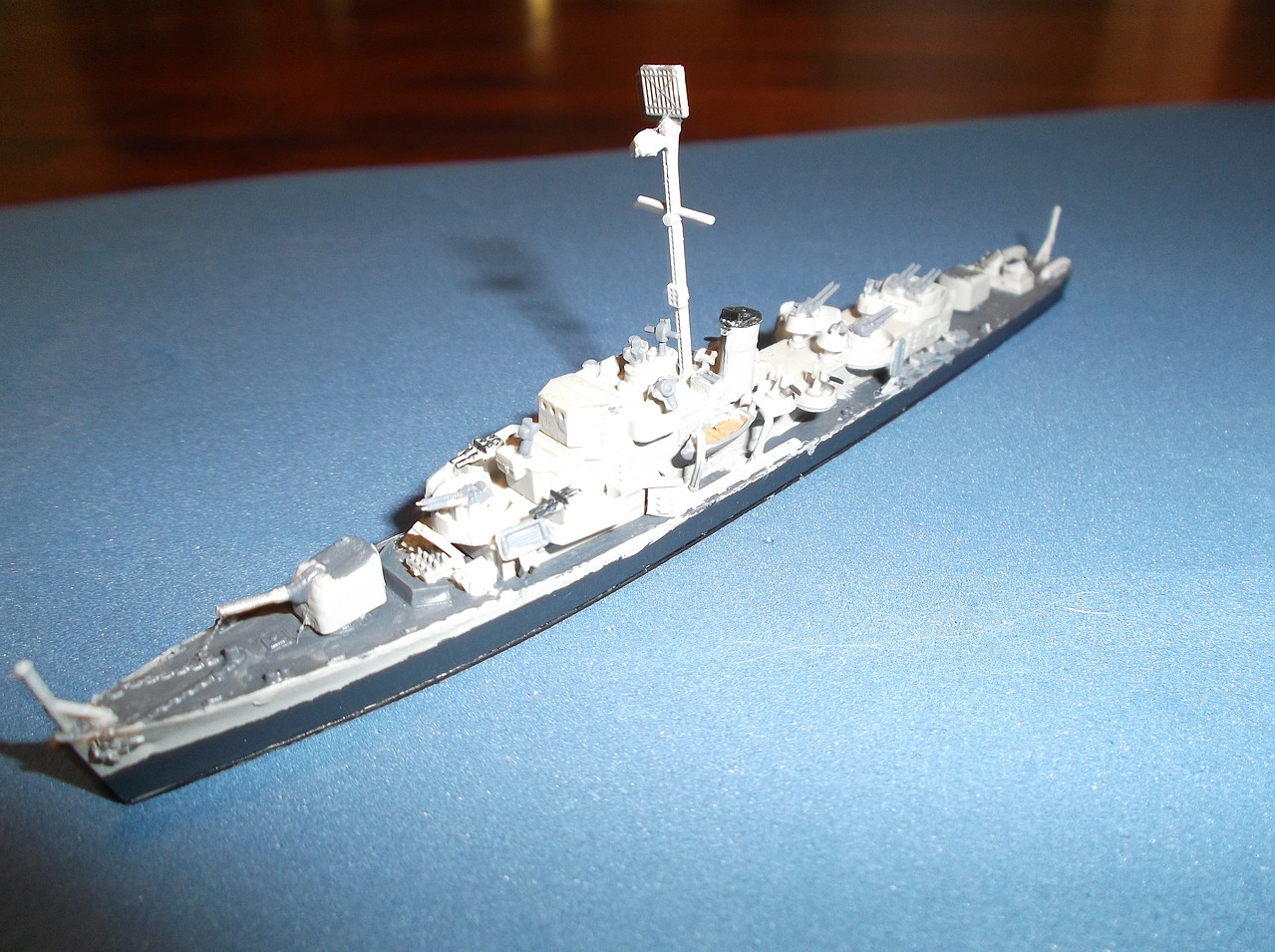 WWII US Destroyer Escort DE224 Rudderow Class -- Plastic Model Escort ...