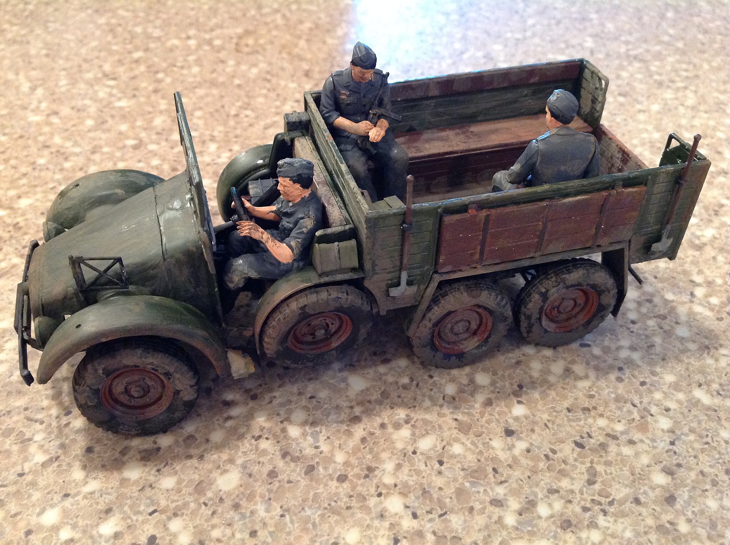 tamiya 6x4 truck krupp protze